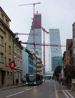 In Basel befindet sich aktuell der zweite Roche-Tower im Bau, die Planungen für einen dritten noch höheren Turm sind bereits in Gange.