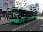 BVB - Mercedes Citaro Gas Bus Nr.802  BS  2802 unterwegs auf der Linie 16 bei der Haltestelle Media Markt bei SBB Bahnhof Basel am 26.02.2021