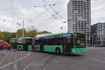 Mercedes Citaro 726, auf der Linie 30, fährt zur Endstation am Bahnhof SBB. Die Aufnahme stammt vom 29.04.2021.