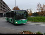 BVB - MAN  Nr.???  BS  99406 unterwegs auf der Linie 46 in Basel am 04.12.2022
