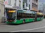 BVB - Mercedes Citaro Nr.7024  BS 99324 unterwegs in der Stadt Basel am 04.12.2022