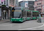 BVB - Hess E-Bus Nr.9102  BS 99802 vor dem SBB Bahnhof in Basel am 19.03.2023