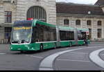 BVB - Hess E-Bus Nr.9104  BS 99804 vor dem SBB Bahnhof in Basel am 19.03.2023
