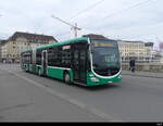 BVB - Mercedes Citaro Nr.7015 BS 99315 unterwegs in Basel am 19.03.2023