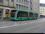 BVB - Hess E Bus Nr.9104 unterwegs auf der Linie 50 in Basel am 18.11.2023