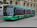 BVB - Hess E Bus Nr.9108 unterwegs auf der Linie 50 in Basel am 18.11.2023