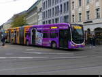 BVB - Mercedes Citaro Nr.7017 unterwegs auf der Linie 38 in der Stadt Basel am 18.11.2023