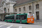 Mercedes Citaro 7022, auf der Linie 48, wartet am 03.05.2025 an der Endstation am Bahnhof SBB. Aufnahme Basel.