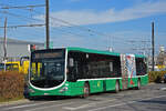Mercedes Citaro 7031, auf der Tramersatz Linie 14, bedient am 10.11.2025 die Haltestelle Lachmatt. Aufnahme Pratteln.