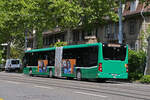 Mercedes Citaro 7044, auf der Linie 48, fährt am 03.05.2025 zur Haltestelle Schützenhaus. Aufnahme Basel.