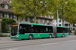 Mercedes Citaro 7036, auf der Linie 48, fährt am 06.10.2025 zur Haltestelle Schützenhaus. Aufnahme Basel.