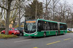 Mercedes Citaro 7001, auf der Linie 48, fährt am 12.01.2026 durch die Bundesstrasse.