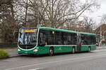 Mercedes Citaro 7050, auf der Tramersatzlinie 8, bedient am 26.01.2026 die Haltestelle Schützenhaus. Aufnahme Basel.