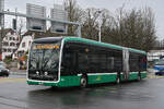 Mercedes eCitaro 7132, auf der Linie 36, fährt am 12.01.2026 zur Haltestelle St.