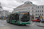 Mercedes Citaro 7007, auf der Linie 30, fährt am 08.12.2025 zur Endstation am Bahnhof SBB. Aufnahme Basel.