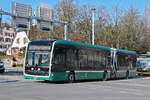 Mercedes eCitaro 7116, auf der Linie 36, f�hrt am 05.01.2026 zur Haltestelle St.