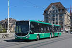 Mercedes Citaro 7006, auf der Linie 34, �berquert am 07.04.2026 die Mittlere Rheinbr�cke.