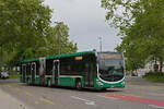 Mercedes Citaro 7041, auf der Linie 50, verl�sst am 04.05.2026 die Haltestelle Kannenfeldplatz. Aufnahme Basel.