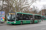 Mercedes Citaro 7015, auf der Linie 34, bedient am 26.01.2026 die Haltestelle Sch�tzenhaus. Aufnahme Basel.