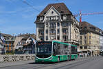 Mercedes Citaro 7003, auf der Linie 34, �berquert am 27.04.2026 die Mittlere Rheinbr�cke. Aufnahme Basel.
