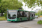 Mercedes Citaro 7021, auf der Linie 38, bedient am 04.05.2026 die Haltestelle Kannenfeldplatz.