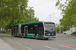 Mercedes eCitaro 7131, auf der Linie 36, f�hrt am 04.05.2026 zur Haltestelle Kannenfeldplatz. Aufnahme Basel.
