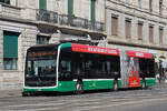 Mercedes eCitaro 7111, auf der Linie 30, f�hrt am 29.05.2026 Richtung Haltestelle Steinenschanze. Aufnahme Basel.