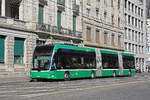 Hess Doppelgelenk Elektrobus 9106, auf der Linie 50, f�hrt am 29.05.2026 durch die Centralbahnstrasse Richtung Haltestelle Brausebad.
