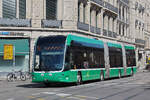 Hess Doppelgelenk Elektrobus 9108, auf der Linie 50, f�hrt am 29.05.2026 Richtung Haltestelle Brausebad.