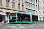 Mercedes eCitaro 7107, auf der Linie 30, f�hrt am 29.05.2026 durch die Centralbahnstrasse Richtung Haltestelle Steinenschanze.