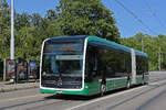Mercedes eCitaro 7124, auf der Linie 36, f�hrt am 04.07.2026 zur Haltestelle ZOO Dorenbach. Aufnahme Basel.