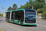 Mercedes eCitaro 7125, auf der Linie 36, f�hrt am 22.06.2026 zur Haltestelle St.