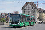 Mercedes Citaro 7033, auf der Linie 34, �berquert am 13.07.2026 die Mittlere Rheinbr�cke. Aufnahme Basel.