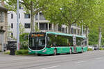 Mercedes Citaro 7052, auf der Linie 50, f�hrt am 04.05.2026 Richtung Haltestelle Brausebad. Aufnahme Basel.