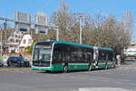 Mercedes eCitaro 7104, auf der Linie 36, f�hrt am 19.01.2026 bei der Haltestelle St.