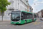 Mercedes Citaro 7003, auf der Linie 38, f�hrt am 10.08.2026 zur Haltestelle am Wettsteinplatz.