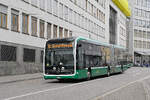 Mercedes eCitaro 7132, auf der Linie 36, f�hrt am 07.09.2026 durch die Spiegelgasse zur Endstation an der Schiffl�nde. Aufnahme Basel.