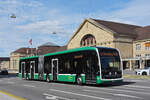 Mercedes eCitaro 7116, auf der Linie 30, f�hrt am 02.09.2026 zur Endstation am badischen Bahnhof. Aufnahme Basel.