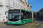Mercedes Citaro 7015, auf der Linie 34, f�hrt am 15.09.2026 bei der Haltestelle Wettsteinplatz ein. Aufnahme Basel.