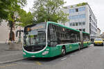 Mercedes Citaro 7007, auf der Linie 34 bedient am 07.09.2026 die Haltestelle am Claraplatz. Aufnahme Basel. 