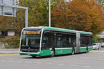 Mercedes eCitaro 7101, auf der Linie 36, f�hrt am 26.10.2026 bei der Haltestelle St. Jakob ein. Aufnahme Basel.