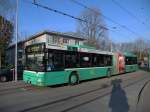 MAN Bus 767 auf der Linie 36 an der Haltestelle Zoo Dorenbach. Die Aufnahme stammt vom 11.03.2011.