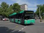MAN Bus mit der Betriebsnummer 822 auf der Linie 33 am Schützenhaus in Basel.