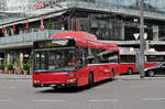 Volvo Bus 133 ist mit der Fahrschule beim Bahnhof Bern.