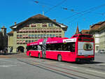 Volvo Bus 816, auf der Linie 19, fährt zur Haltestelle Zytglogge. Die Aufnahme stammt vom 26.08.2010.
