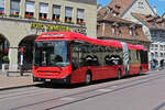 Volvo Hybridbus 229, auf der Linie 6A, bedient am 20.07.2023 die Haltestelle Zytglogge beim Casinoplatz.