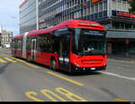 Bern Mobil - Volvo Hybrid 7900 Nr.215 unterwegs auf einer Dienstfahrt in der Stadt Bern am 06.07.2025