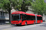 Volvo Hybridbus 236, auf der Linie 10, fährt am 11.06.2025 durch die Bundesgasse.