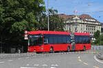 Irizar Elektrobus 251, auf der Linie 19, f�hrt am 15.06.2026 zur Haltestelle beim Helvetiaplatz. Aufnahme Bern.