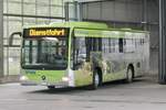 MB Citaro Facelift K 205 der Busland AG mit Werbung für den BLS Wanderbus am 13.5.20 beim verlassen des Depots in Langnau.